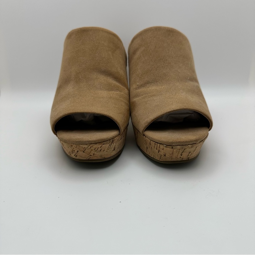 UNIVERSAL THREAD Michelle Leather Upper Cognac Sz 9 - Picture 4 of 12